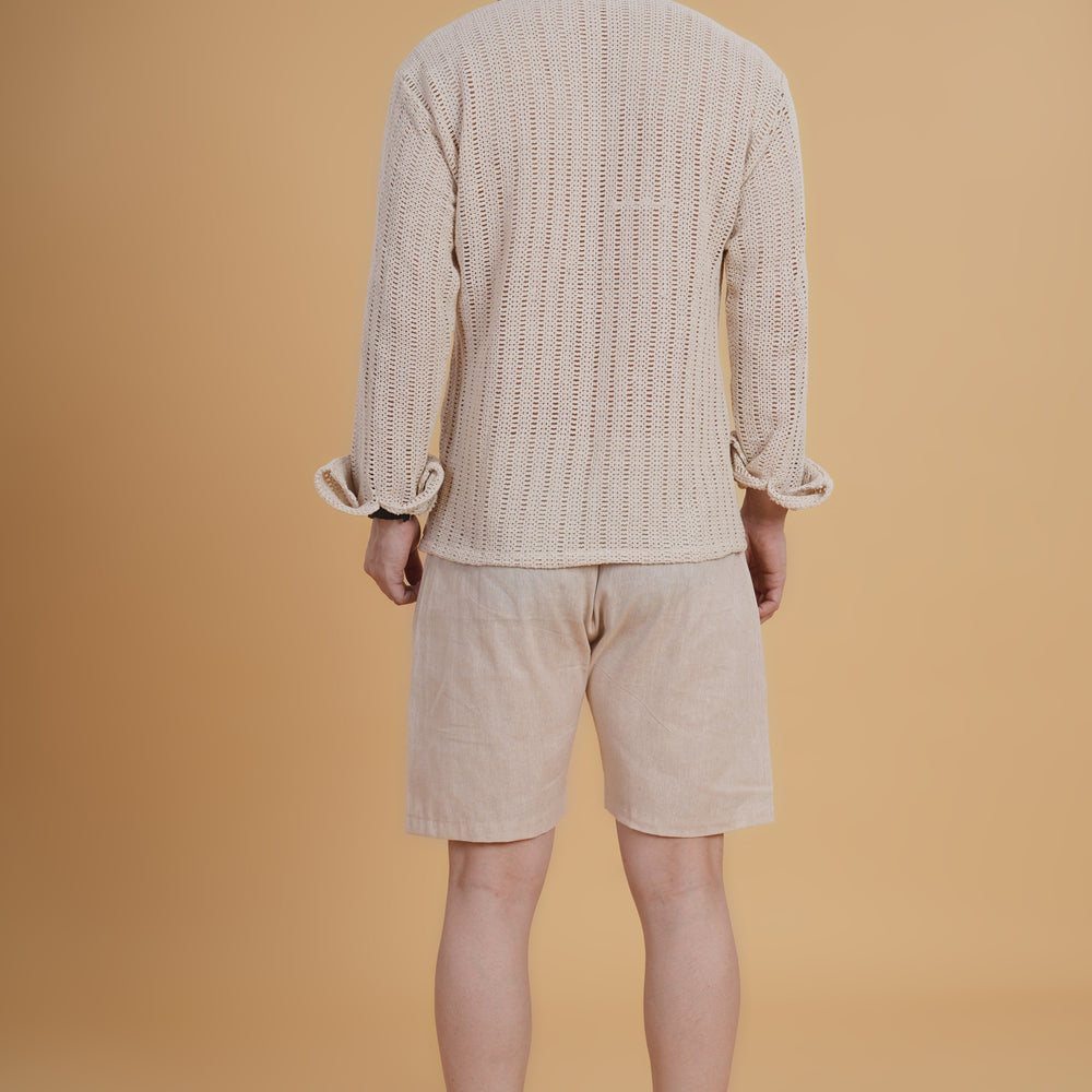 
                      
                        Crochet Calm Shirt & Short Set
                      
                    