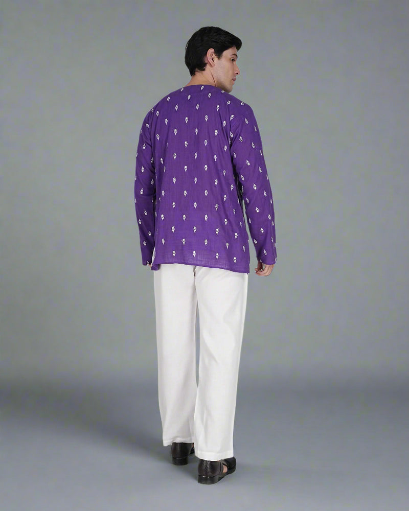 
                      
                        Purple Grace Kurta & Pajama Set
                      
                    