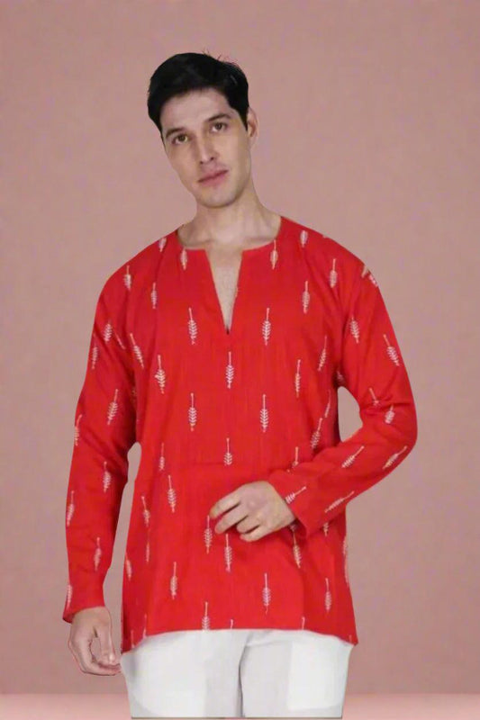 Crimson Charm Kurta