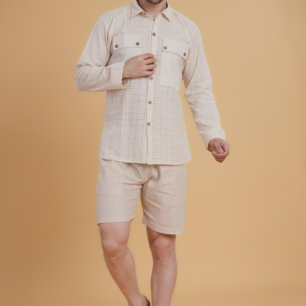 
                      
                        Sandscript Cotton Hakoba Co-ord Set
                      
                    