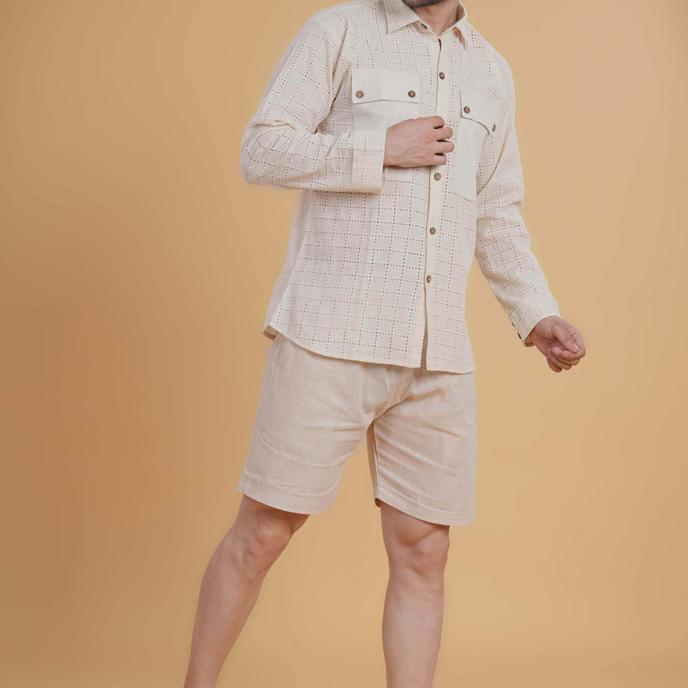 
                      
                        Sandscript Cotton Hakoba Co-ord Set
                      
                    