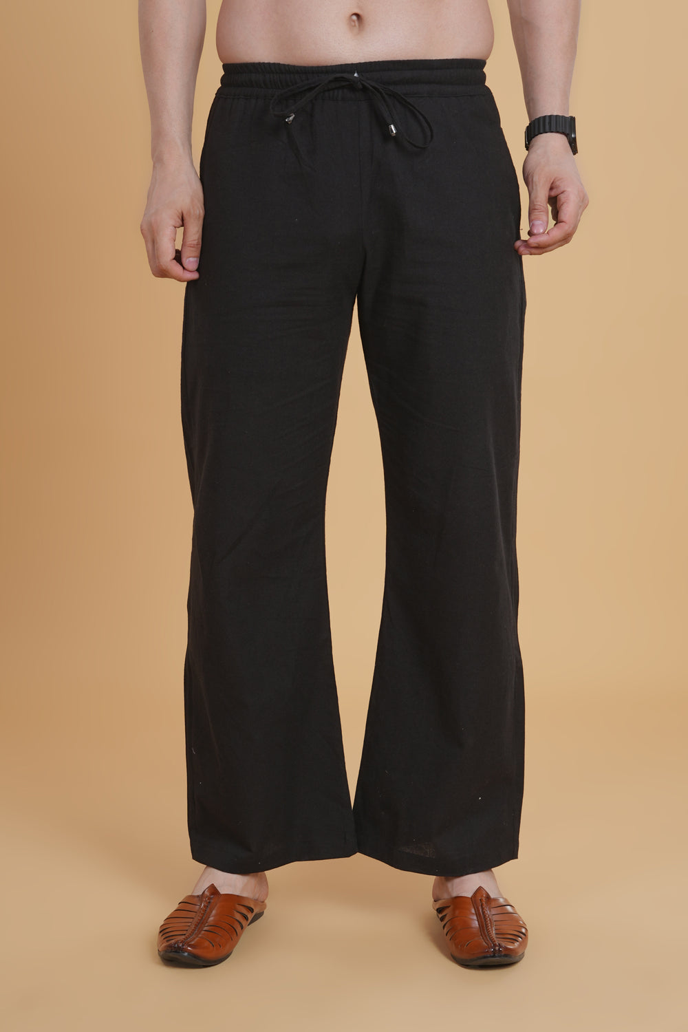 Black Cotton Pajama