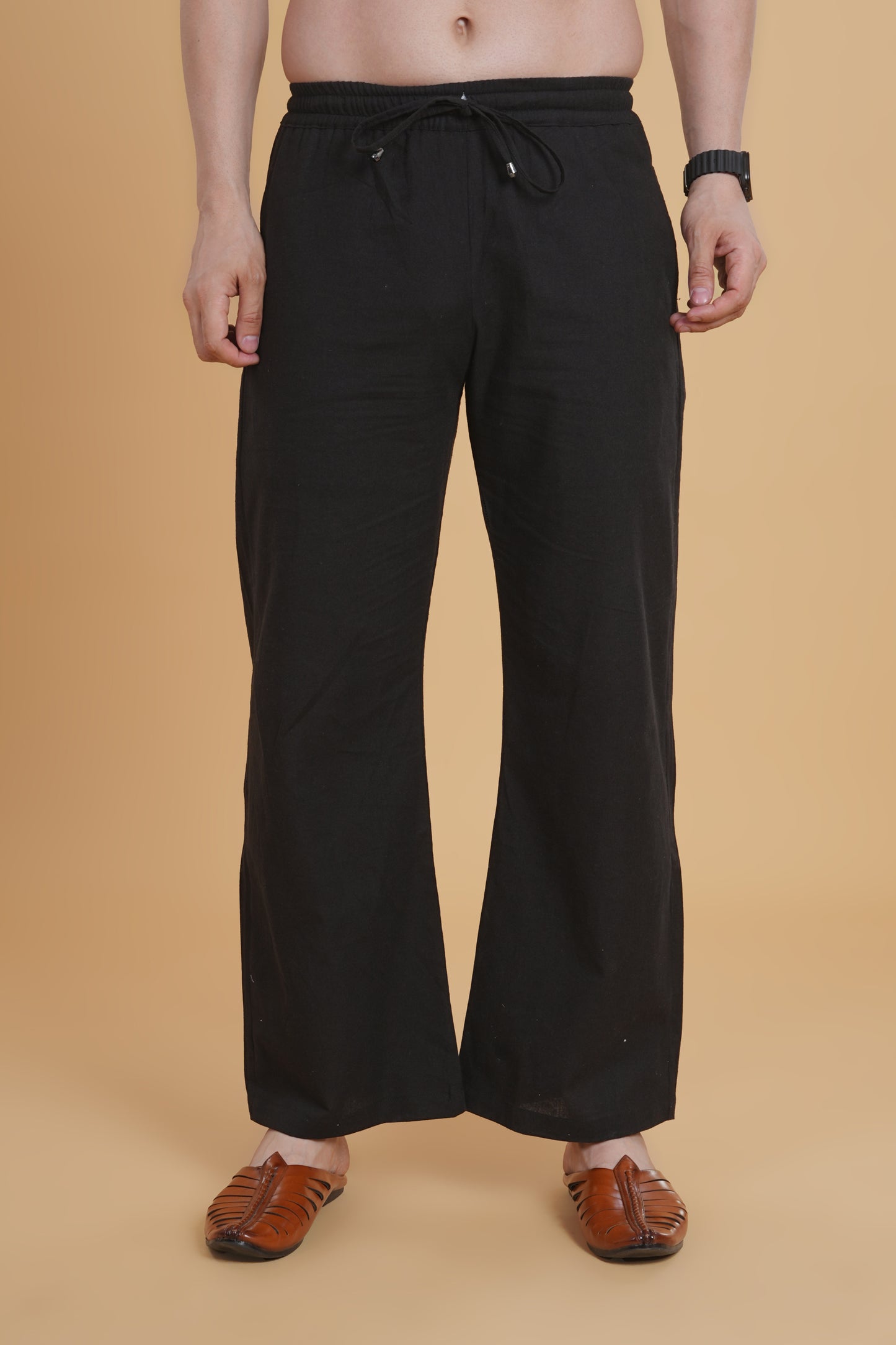 Black Cotton Pajama