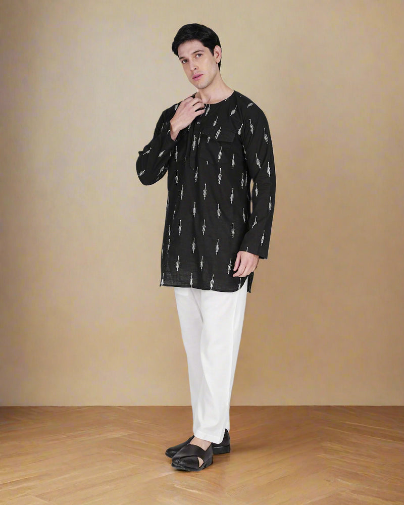 
                      
                        Black Grace Kurta
                      
                    