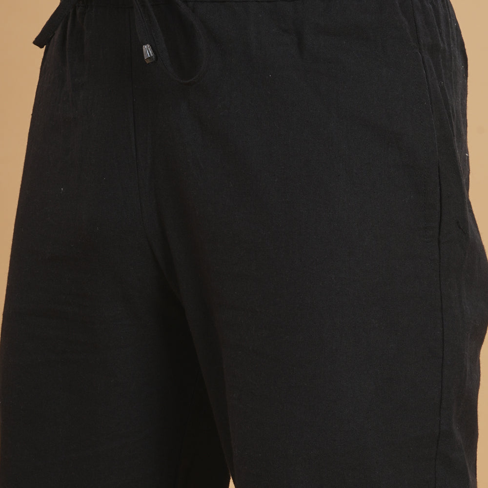 
                      
                        Black Cotton Pajama
                      
                    