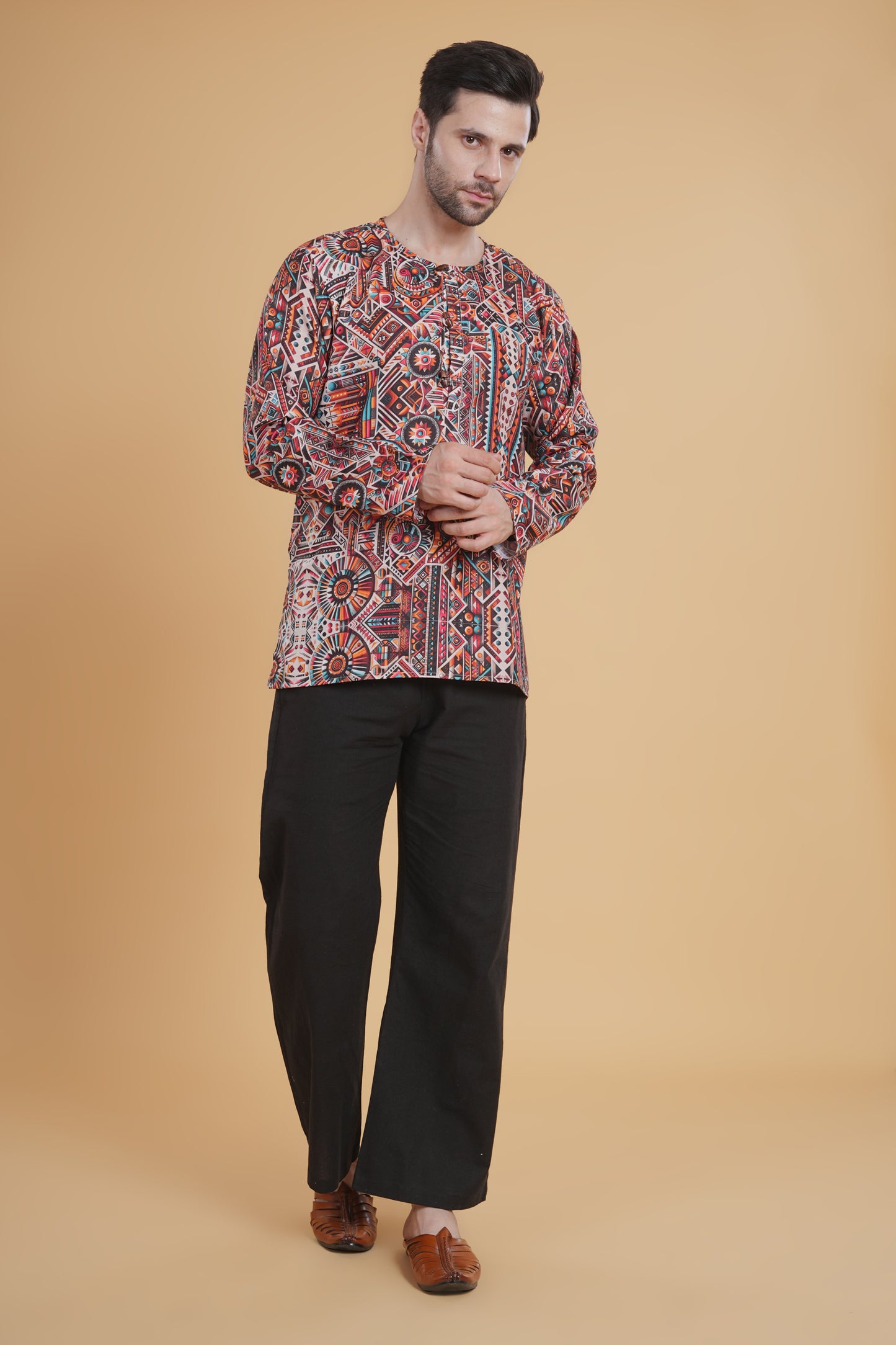 Boho Blaze Kurta Pajama Set
