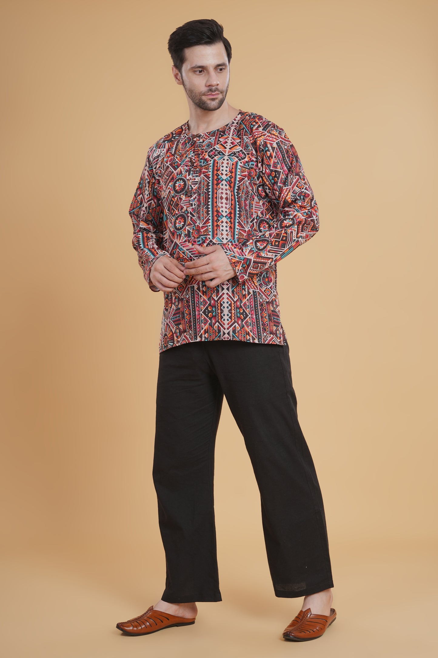 Boho Blaze Kurta Pajama Set