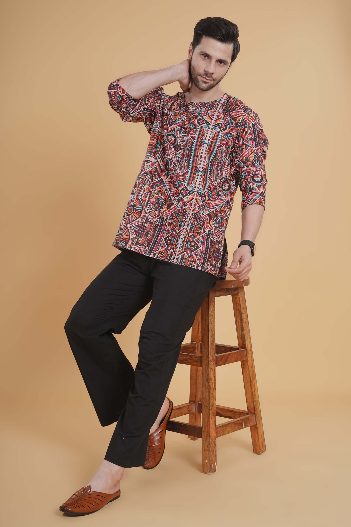 Boho Blaze Kurta Pajama Set
