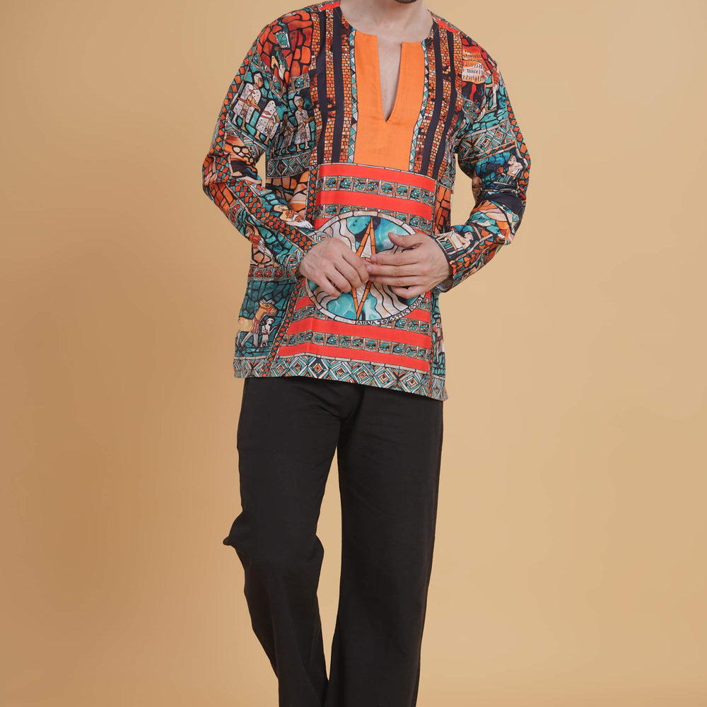 Boho Tribal  Vibe Kurta Pajama set