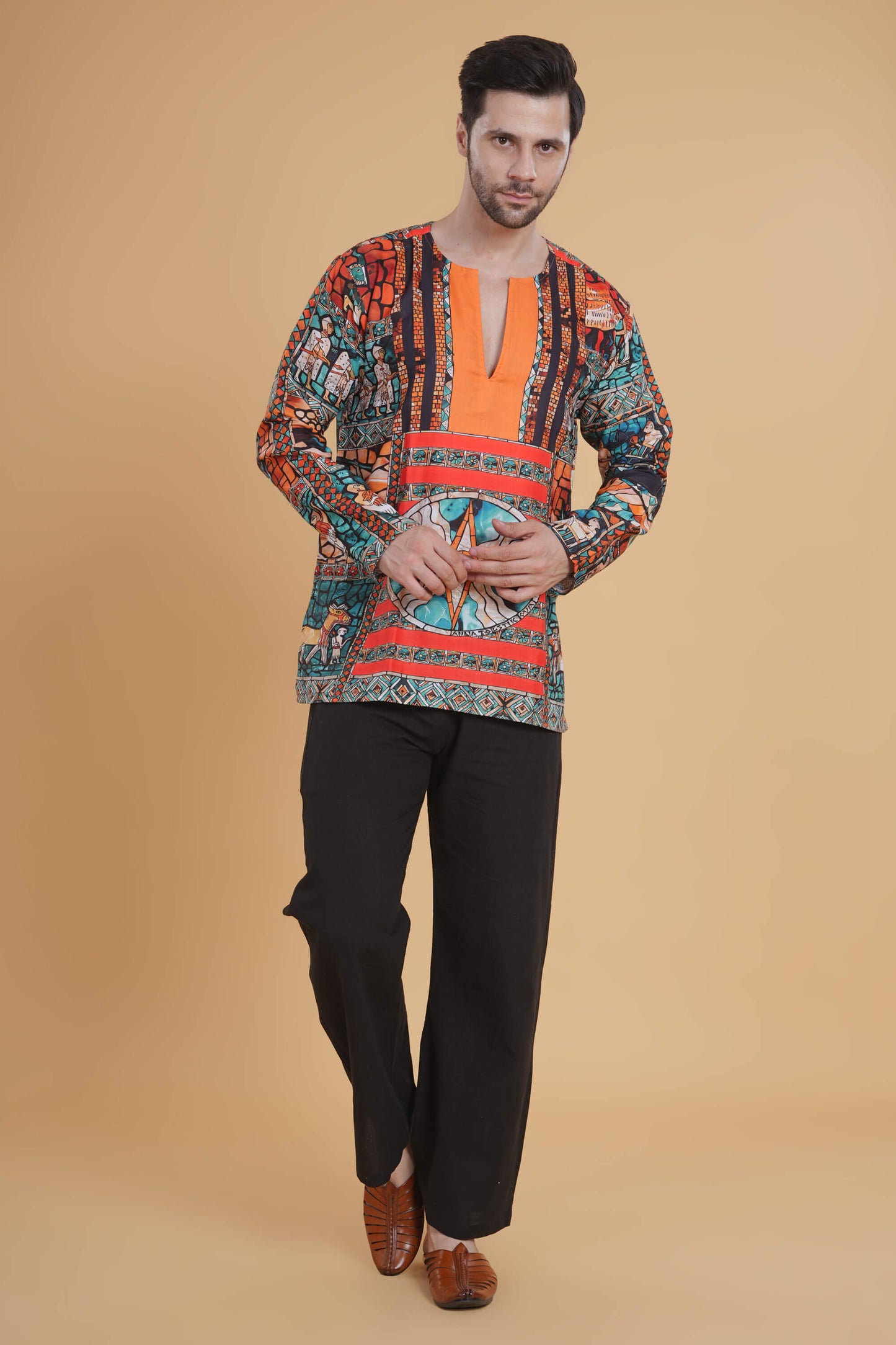 Boho Tribal  Vibe Kurta Pajama set