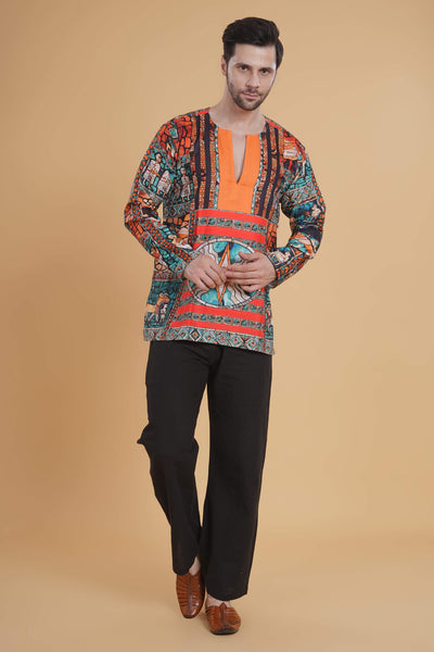 Boho Tribal  Vibe Kurta Pajama set