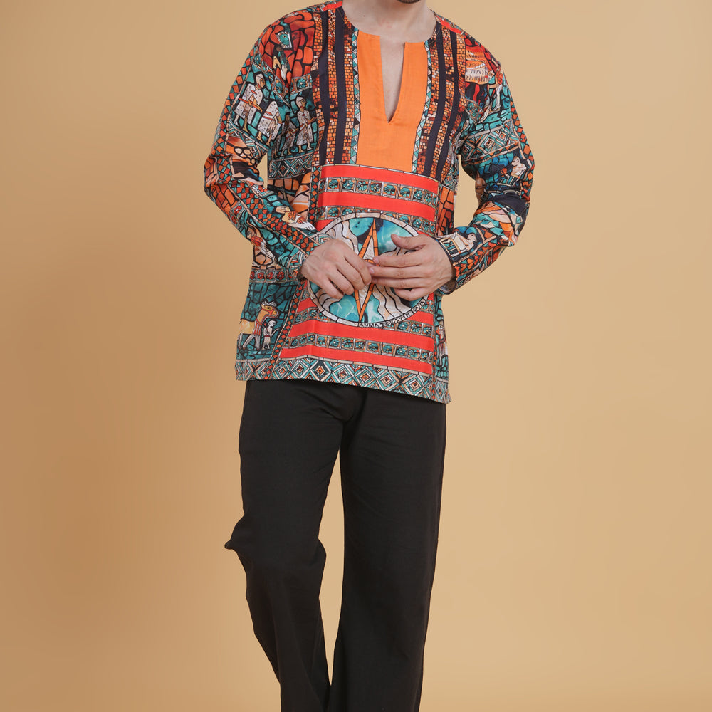 Boho Tribal  Vibe Kurta Pajama set