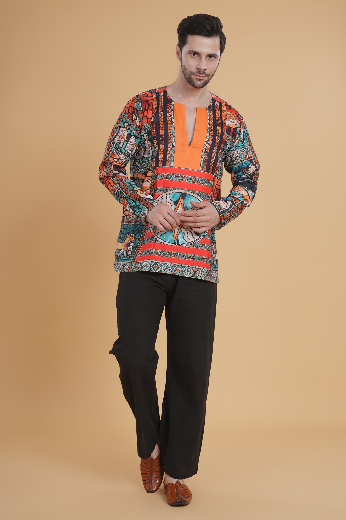 Boho Tribal  Vibe Kurta Pajama set