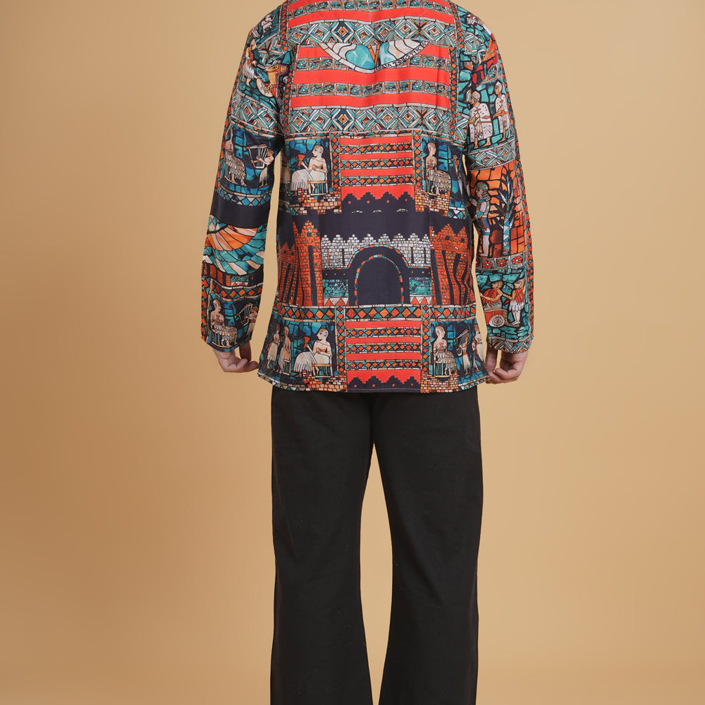 
                      
                        Boho Tribal  Vibe Kurta Pajama set
                      
                    