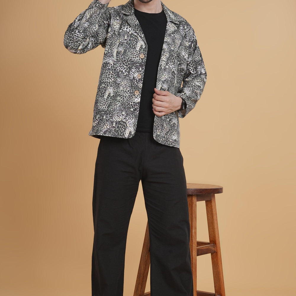 Nocturne Leopard Blazer