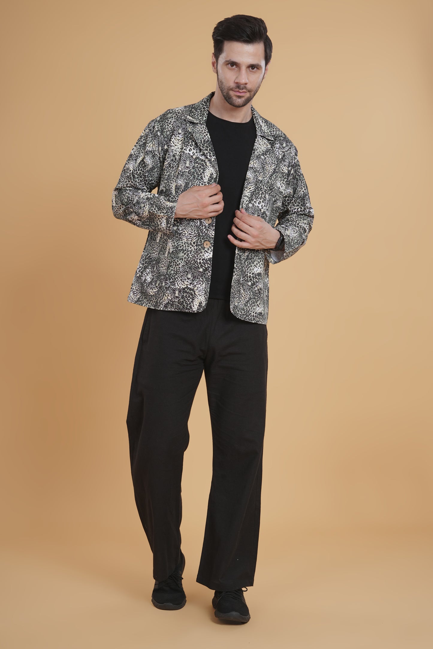 Nocturne Leopard Blazer Set