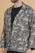 Nocturne Leopard Blazer - Nirmal Online