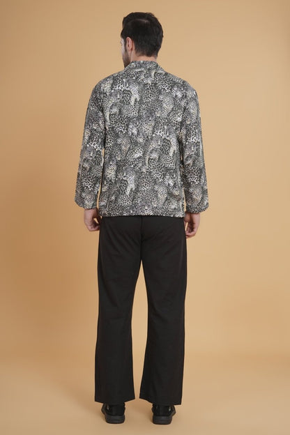 Nocturne Leopard Blazer