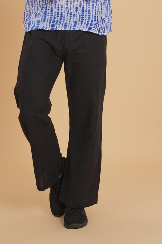 Indigo Shibori Black Pants