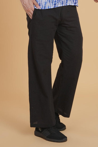 Indigo Shibori Black Pants