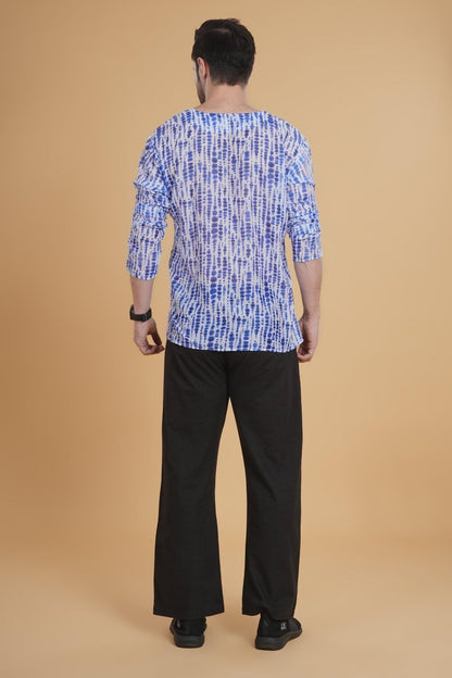 Indigo Shibori Black Pants