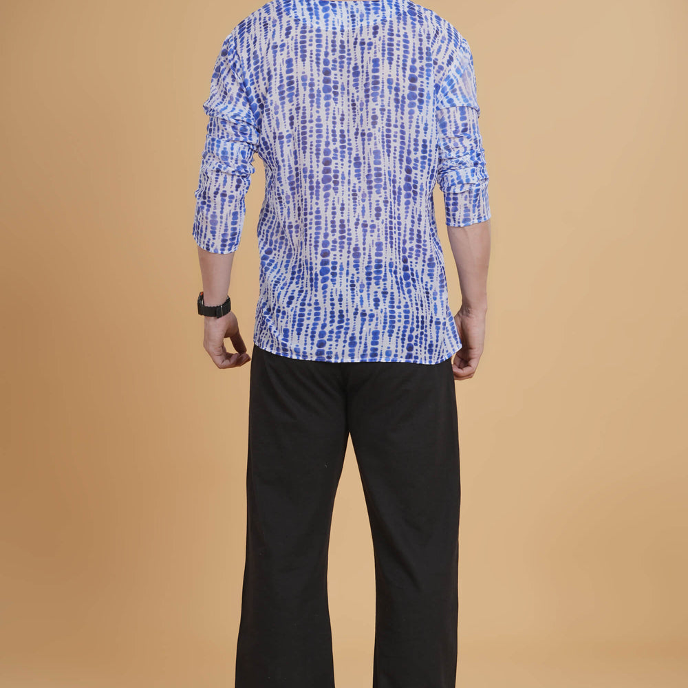 
                      
                        Indigo Shibori Comfort Kurta Pajama Set
                      
                    