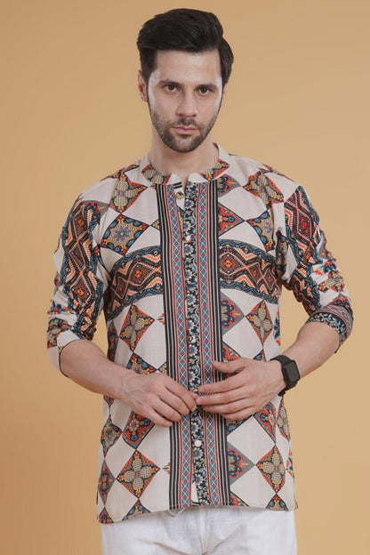 Nomadic Vibe Aztec Kurta