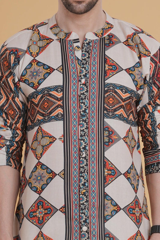 Nomadic Vibe Aztec Kurta