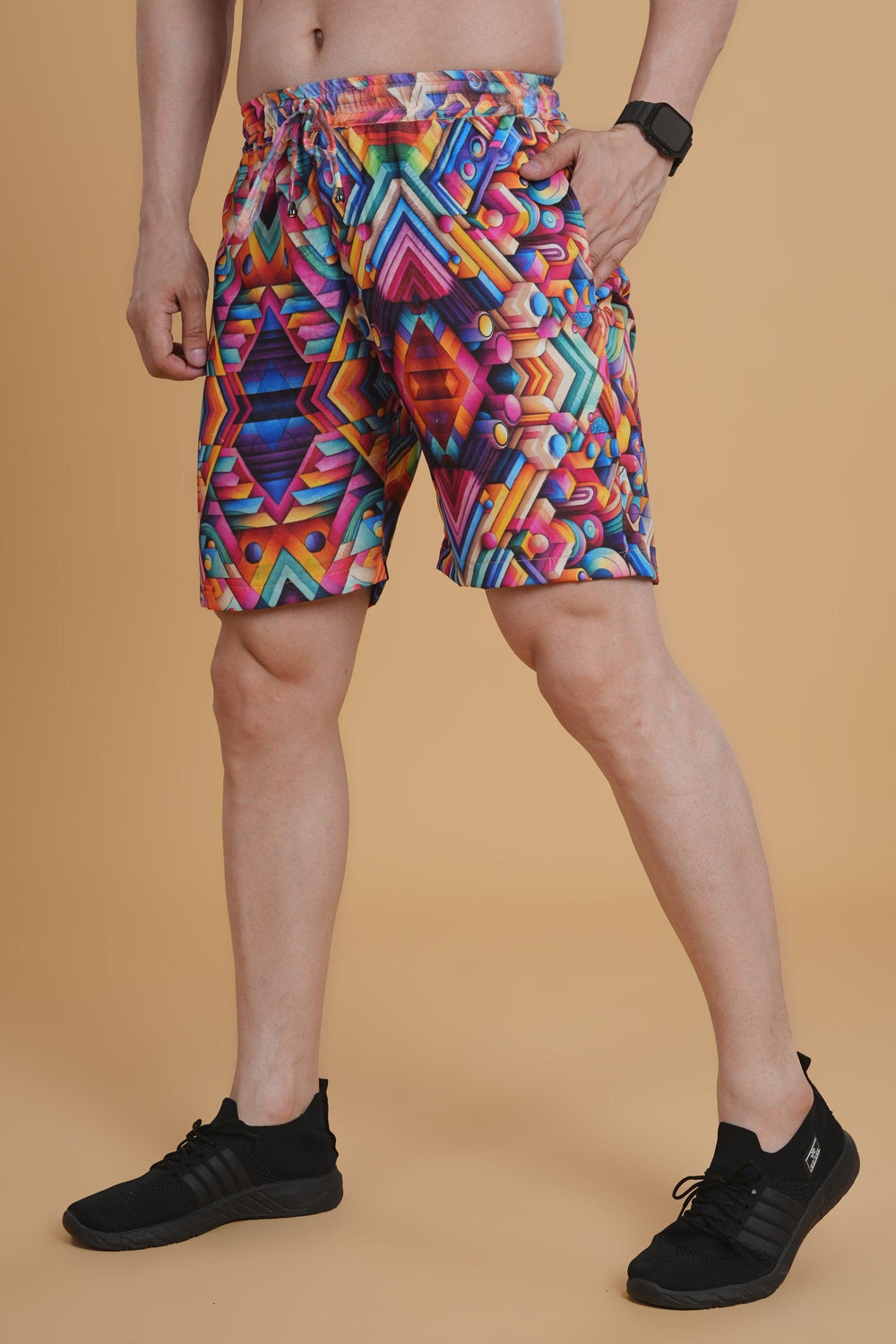Vibrant Multicolour Short