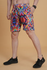 Vibrant Multicolour Short