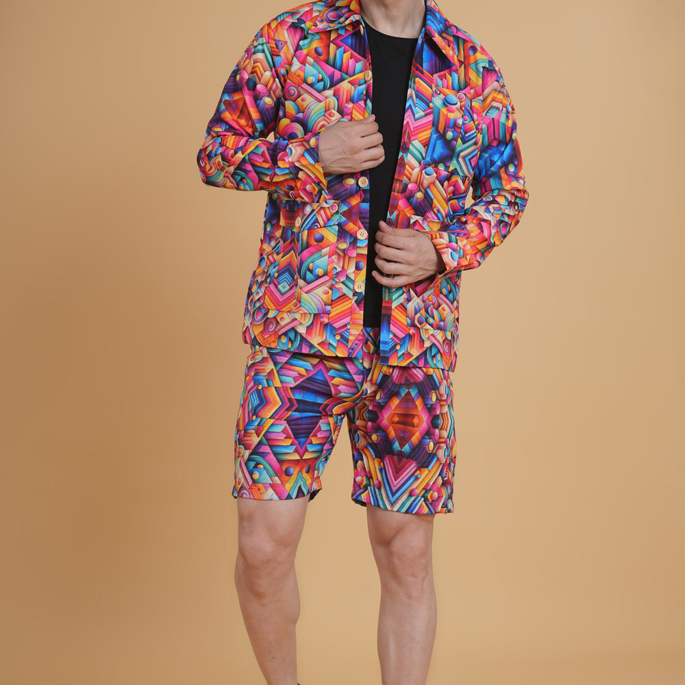 VIBRANT MULTICOLOUR CO-ORD SET