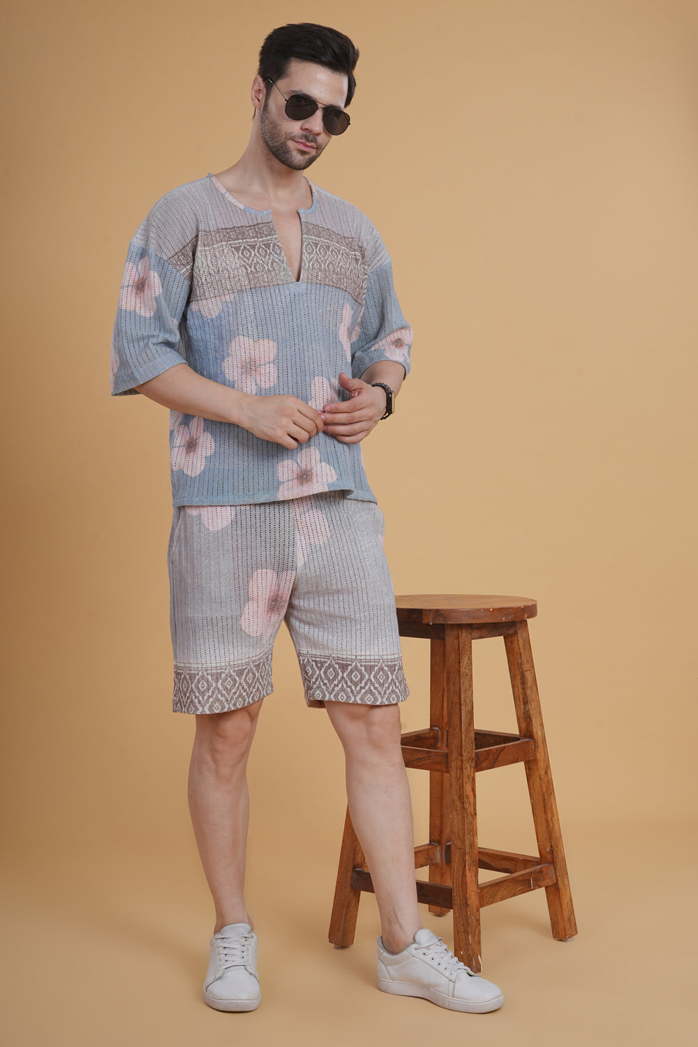 ISLAND BLOOM Crochet Co-ord Set