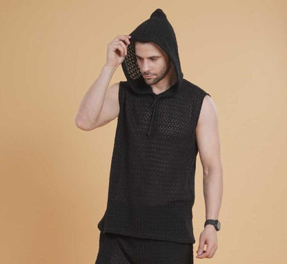 Nightgrid Crochet Short