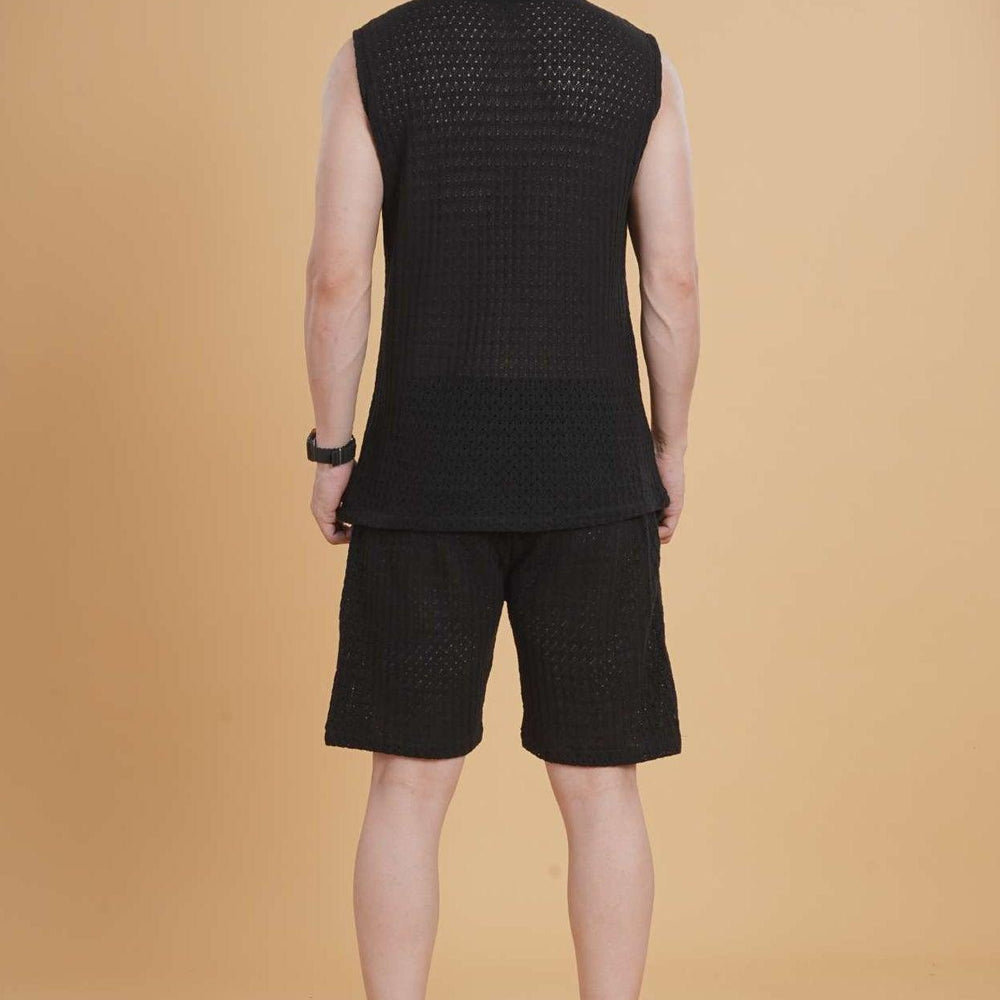 
                      
                        Night Grid crochet Hood & Short Set
                      
                    