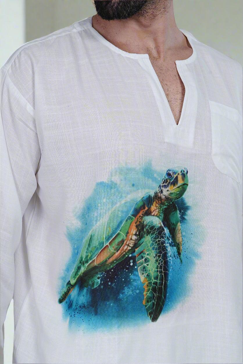 Ocean Breeze Ensemble PajamaLungi - Nirmal Online