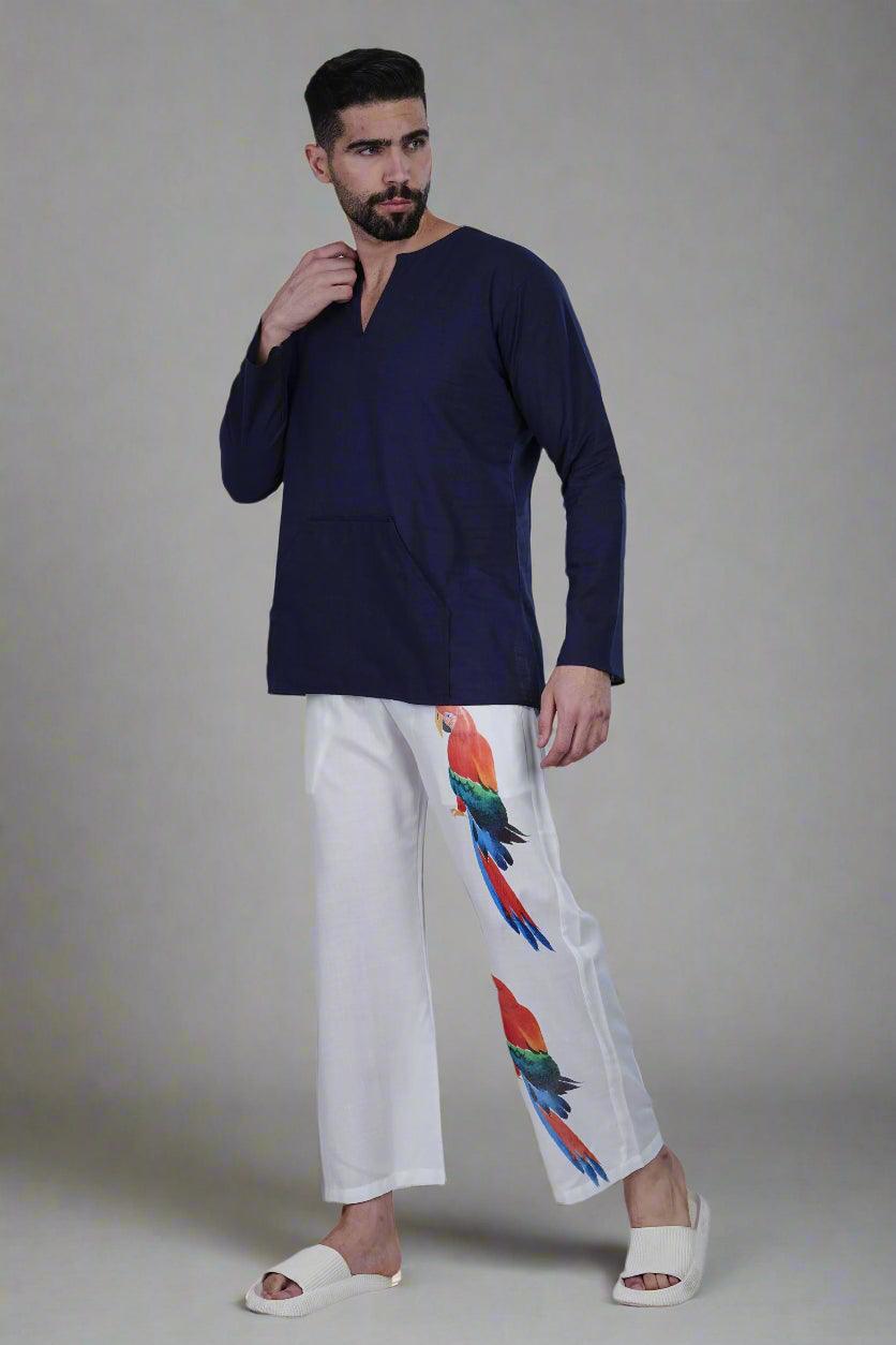 Parrot Symphony Pajama - Nirmal Online