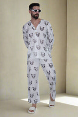 Royal Tiger Kurta Pajama cord Set