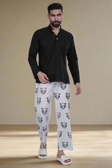Tiger Pride Print Pajama  Kurta Set