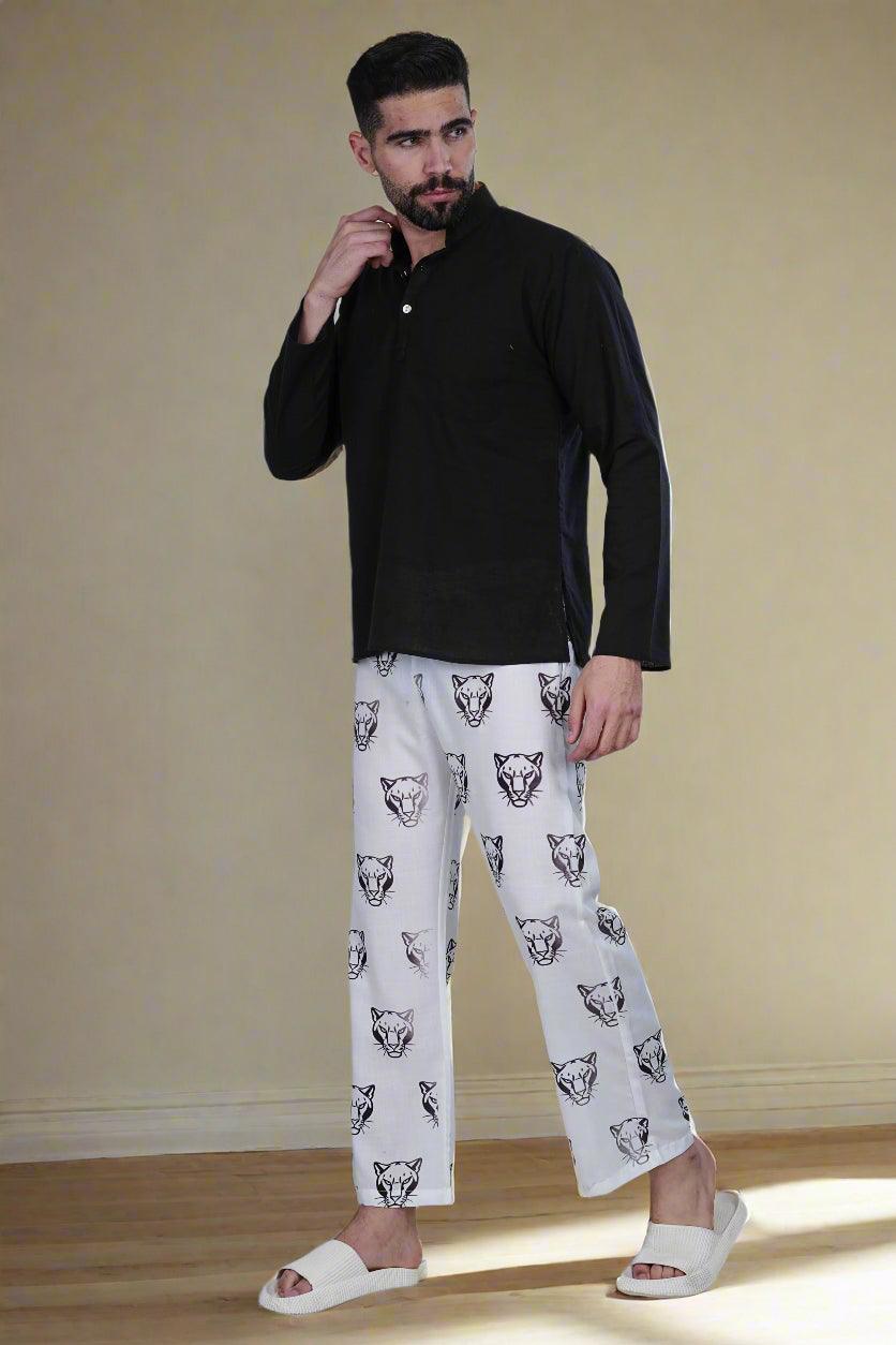 Tiger Pride Print Pajama - Nirmal Online