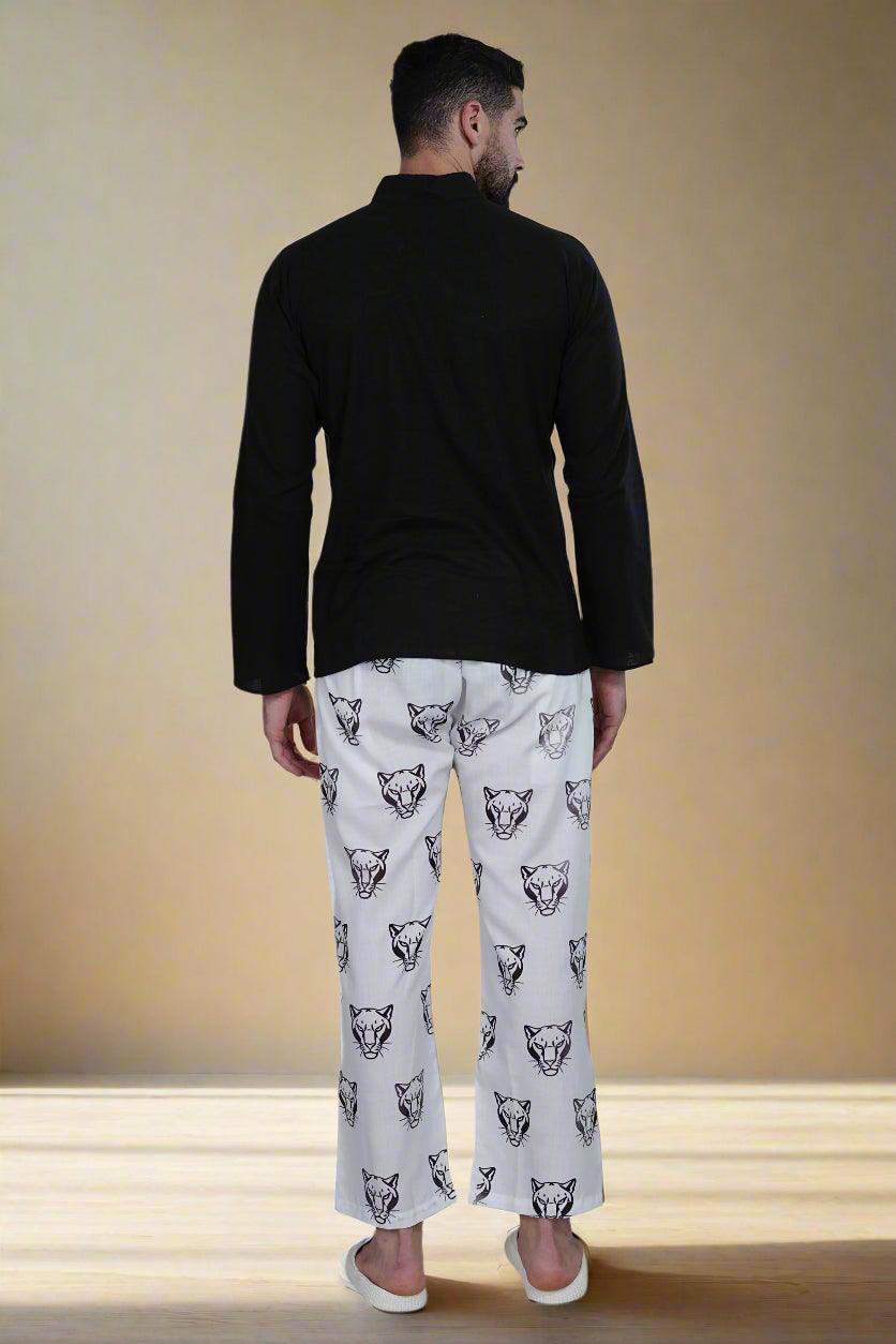 Tiger Pride Print Pajama - Nirmal Online