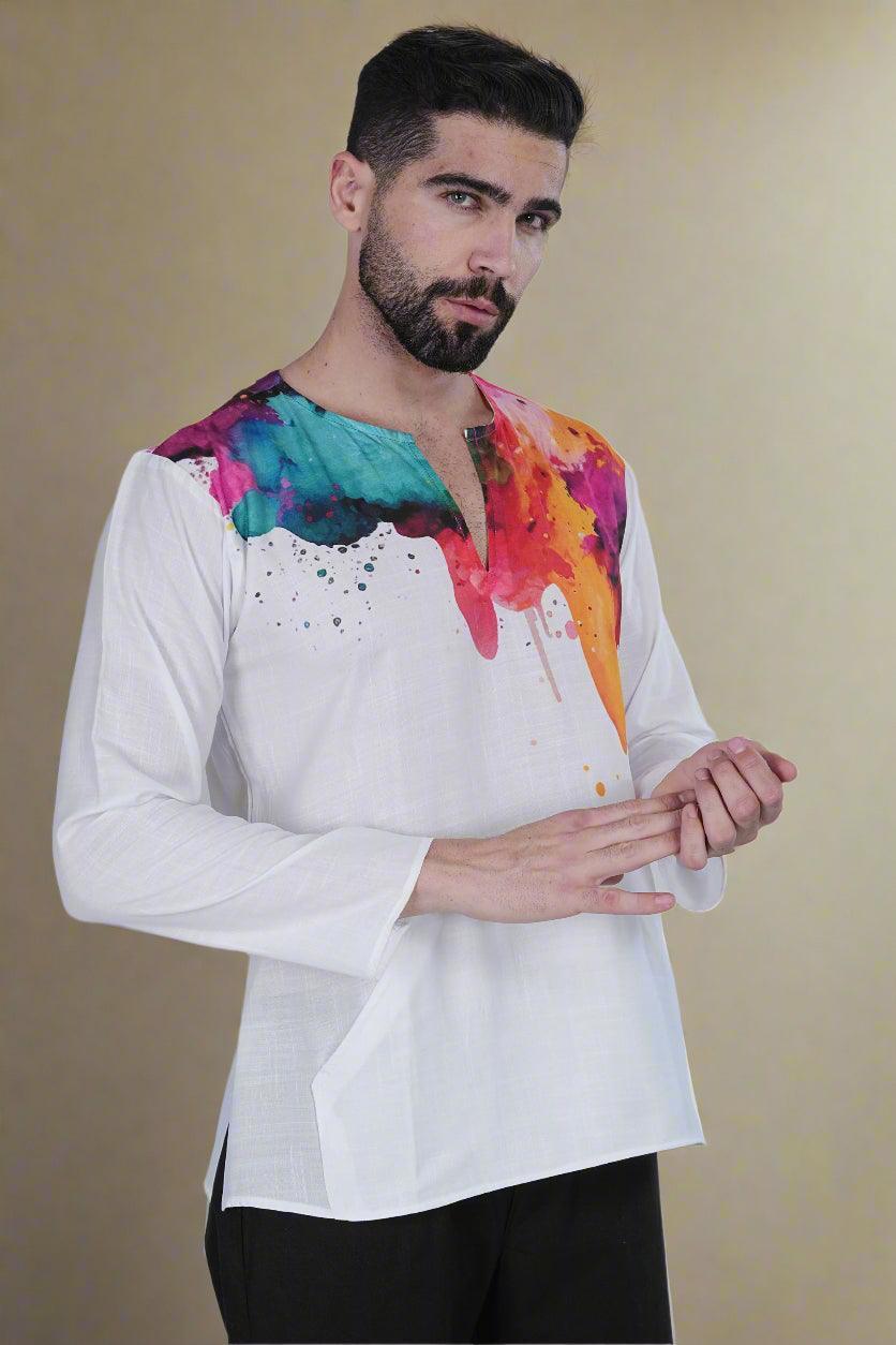 Splash Harmony Kurta - Nirmal Online