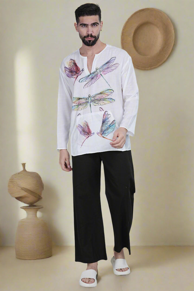 
                      
                        Dragonfly Dream Kurta Pajama set
                      
                    