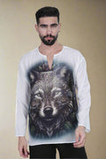 Wolf Harmony Kurta - Nirmal Online