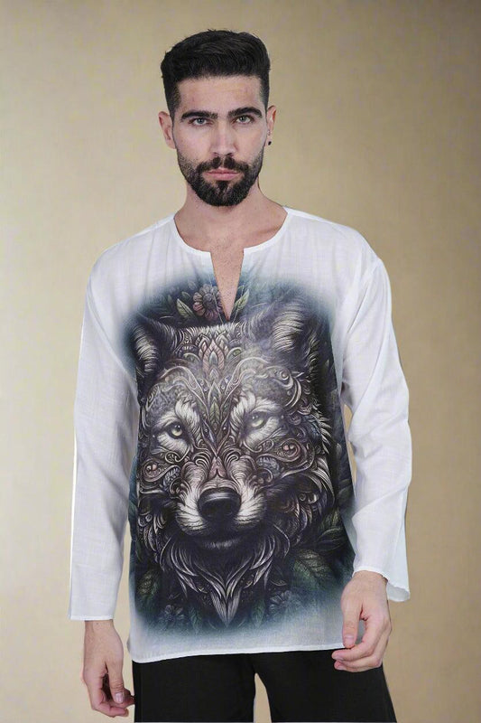 Wolf Harmony Kurta