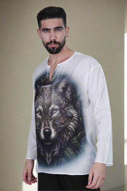 Wolf Harmony Kurta