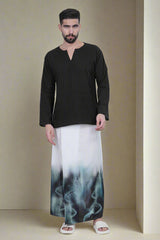 Midnight Mist Ensemble PajamaLungi Kurta Set