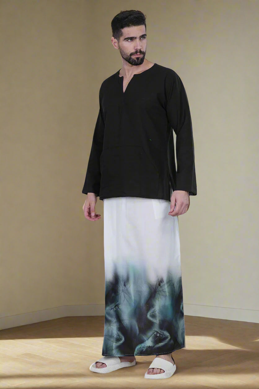 Midnight Mist Ensemble Pajama Lungi