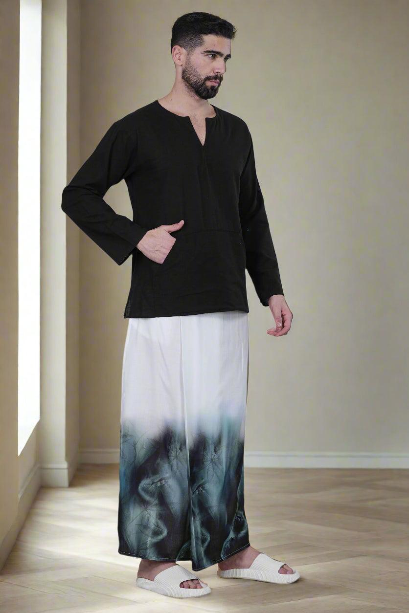Midnight Mist Ensemble PajamaLungi - Nirmal Online