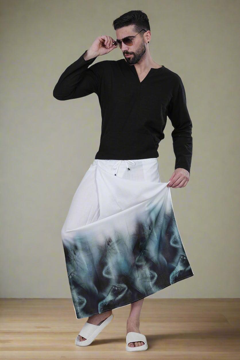 Midnight Mist Ensemble PajamaLungi - Nirmal Online