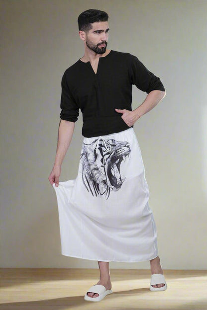 Lion Print PajamaLungi